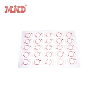 Incrustations HF 13.56Mhz RFID 3x8 disposition feuille prémium MIFARE DESFire EV1 EV2 EV3 feuille d'incrustation NFC