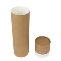 Tube en papier pour spiritueux et vin, portable, imperméable, papier kraft haut de gamme, support OEM/ODM, couleur personnalisée, haute qualité