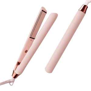 Fer à lisser plat en titane avec logo personnalisé planchas de cabello profesional Plaques en céramique titane Piastra électriques - Product Image 1