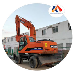 Excavadora Doosan de segunda mano, máquina usada de segunda mano, excavación de ruedas en venta DH150W DH210W DX150W - Product Image 1