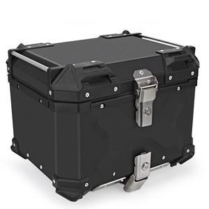 OHHO Factory Direct Sale Durable Aluminium Top Box Motorcycle Rear Boxes Motor Top Case