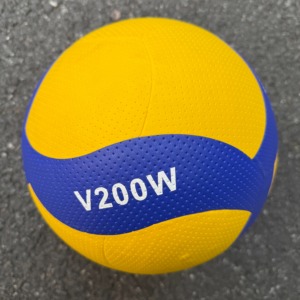 Ballon <span class=keywords><strong>de</strong></span> <span class=keywords><strong>volley</strong></span>-ball Premium Custom PU Mikasas V200W, bonne élasticité, confort <span class=keywords><strong>de</strong></span> préhension, entraînement, match. - Product Image 1