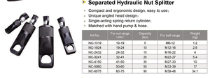 เครื่องมือถอดน็อตไฮดรอลิก Enerpac NC-1924 ขนาด 10 ตัน พร้อมปั๊มมือและสายไฮดรอลิก - Product Image 4