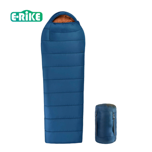 Sac de couchage léger E-RIKE BSCI Mummy, double couche isolante, pour le camping en plein air, sacs de couchage légers pour adultes - Product Image 1
