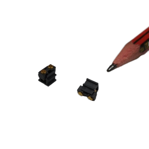 Tùy chỉnh 2-<span class=keywords><strong>pin</strong></span> Brass CNC gia công <span class=keywords><strong>POGO</strong></span> từ kết nối cho các ứng dụng PCB - Product Image 1