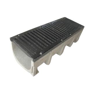 Canaux de drainage en fer à haute capacité de charge, galvanisés à chaud, SOLIDES, couleur argent, pour le drainage des eaux pluviales sur le sol du garage - Product Image 1