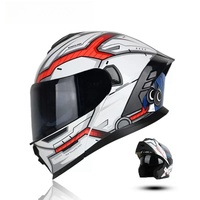 Casque de moto modulaire personnalisé 2025 avec logo, double visière, homologué DOT, rabattable pour homme, en ABS de haute qualité, garantie 1 an