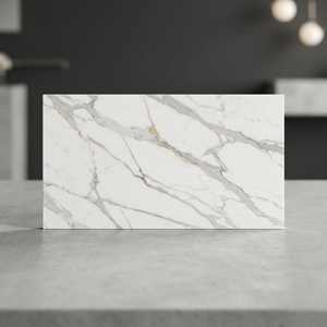Venta al por Mayor de Baldosas de Porcelana Brillante Estilo Estatuario Oro 800x1600mm para Pisos y Paredes, Colección de Cerámica para Baños - Product Image 1