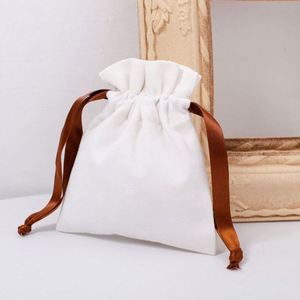 Eco-Friendly Personalized Canvas Cotton <b>Drawstring</b> Bag Recyclable Jewelry Packaging for <b>Bracelets</b> Glasses Grocery Bag - Product Image 6