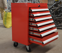 Boîte à outils modulaire personnalisée 2024, armoire à roulettes, nouveau tiroir d'atelier de garage avec poignée en aluminium, serrure, support OEM