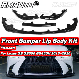 Para Lexus GS GS350 GS450H 2016-2020: Kit de carrocería con alerón delantero, protector de labio de parachoques y difusor. - Product Image 1