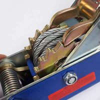 Tendeur à cliquet manuel en câble d'acier galvanisé industriel de haute qualité, résistant à la rouille et à l'usure, avec facteur de sécurité élevé, OEM