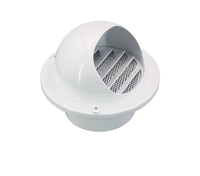 Hotte d'aération extérieure industrielle en aluminium pour mur extérieur, capot de protection contre l'eau, aérateur d'air