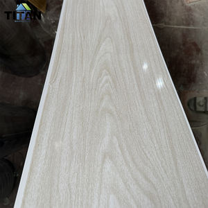 टेक्हो पैरा इंटीरियर डी pvc स्लैट प्लाफोंड लैम्ब्रिस प्लास्टिक लकड़ी छत पैनल टेबलला pvc पैरा cielo - Product Image 2