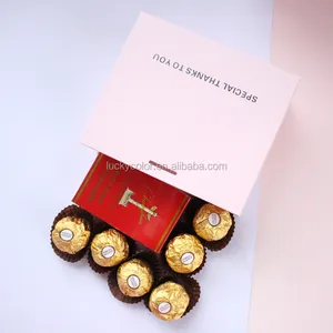 Candy Gift Packaging Boxes For Cakes Wedding Party Decor Bonbon Box With Lid For Insert Chocolate Sweets Eid Mubarak