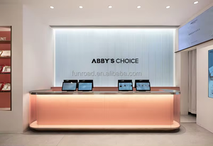 Présentoir de comptoir avec armoire à parfums avec logo étagères cosmétiques sur pied <span class=keywords><strong>kiosque</strong></span> de stand - Product Image 6