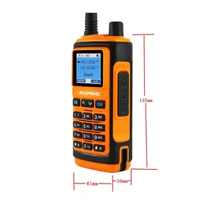 Yeni çift bekleme renk büyük ekran Ham iki yönlü telsiz uzun menzilli 10W UHF VHF 1000 kanallar Baofeng UV-17 Walkie Talkie