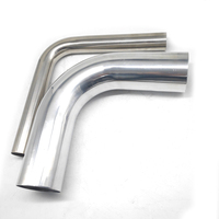 Tuyau de coude en U de 180 degrés pour intercooler turbo d'échappement en aluminium de 3 pouces