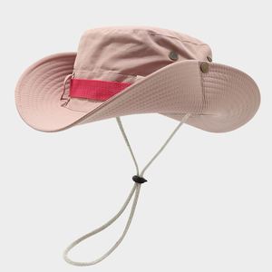 Sombrero de Pescador con Cordón Ajustable y Ala Ancha para Hombre y Mujer, Verano 2025, Transpirable, para Playa y Pesca - Product Image 3