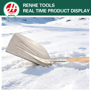 Offre Spéciale : Outils Agricoles – Pelle à Neige en Aluminium de 1m de Long avec Manche en Bois - Product Image 2