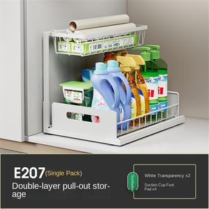 Modern Stainless Steel Wall-Mounted <b>Kitchen</b> Racks with Space-Saving Design - Product Image 6