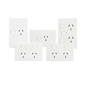 YOUU 10A Socket Electrical Wall Socket And Switch Outlet Double Power Point Switch