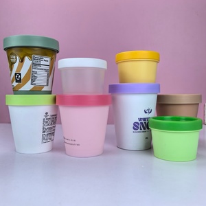 Cosmetic Packaging 200ml White <b>Plastic</b> Facial Body Cream <b>Jars</b> Lid 50g 100g 200g Capacity Support Silk Printing for Skin Care - Product Image 1