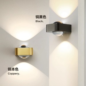 All-Copper Creative Smart <b>Lighting</b> Fixture <b>Wall</b> Lamp for Bedroom Living Room Background <b>Wall</b> Staircase Hallway <b>Bedside</b> Lamp - Product Image 5