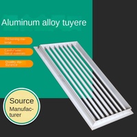Zhujianghangze Systèmes de climatisation centrale en alliage d'aluminium, à simple ou double couche, étanches à la pluie, avec persiennes et gaine de ventilation, Chine