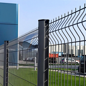Panneaux de clôture en fil métallique 3D personnalisés, haute <span class=keywords><strong>hauteur</strong></span> en <span class=keywords><strong>cm</strong></span>, panneaux Euro mm, clôture en fil métallique incurvée, clôture en fil métallique noire bon marché 3D - Product Image 2
