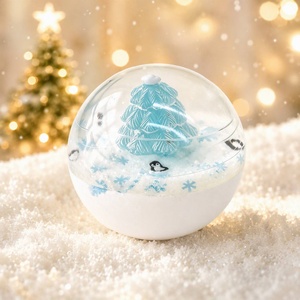 Christmas Snowflake Slow Rebound Squishy <strong>Ball</strong> Anti Stress Decompression Toy Handmade Fidget Sensory Stocking Stuffer for Adults - Product Image 4