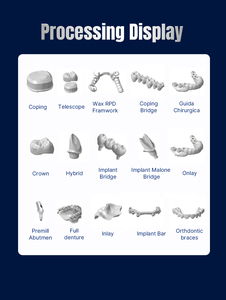 Machine de fraisage dentaire HOT <span class=keywords><strong>ESCO</strong></span> 5 axes pour prothèses dentaires en oxyde de zirconium, alliage de titane, cobalt-chrome, PEEK, PMMA - Product Image 6