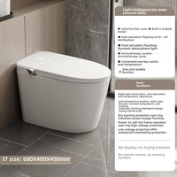 WC intelligent à usage domestique avec capteur de pied, double chasse d'eau, en céramique, pour chambre à coucher