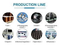 QIANJI JQX-115F 8A/16A 6 broches 8 broches PCB relais électromagnétique de puissance