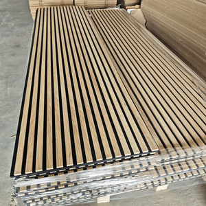 Panneaux acoustiques 3D en <span class=keywords><strong>bois</strong></span> massif Akupanel, grandes plaques acoustiques pour la décoration du plafond et des murs - Product Image 1