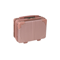 MARKSMAN-Bolsa de maquillaje de gran capacidad, 14 pulgadas, Maleta de Transporte, logotipo personalizado