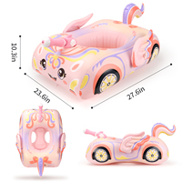 Bouée de bain gonflable Swimbobo en PVC écologique et durable avec protection solaire intégrée, pliable, pour bébés et jeunes enfants