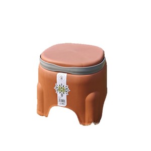 <b>Plastic</b> Portable <b>Stool</b> 23x23x24cm Multi-Purpose For Child Bathroom Use - Product Image 5