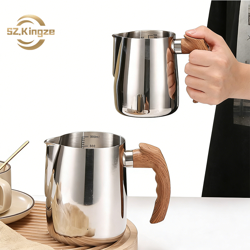 Kingze Portable Borosilicate Glass Coffee Pot