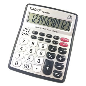 <span class=keywords><strong>Calculadora</strong></span> Financiera <span class=keywords><strong>de</strong></span> Escritorio a Batería, Pantalla Grande <span class=keywords><strong>de</strong></span> 12 Dígitos, para Uso en Oficina - Product Image 1