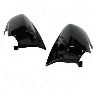 Para Honda Civic 2002- <span class=keywords><strong>2005</strong></span>, cubierta de <span class=keywords><strong>espejo</strong></span> retrovisor lateral de cuerno de buey negro brillante - Product Image 4