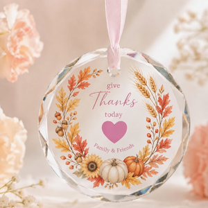 Joyeux Halloween : Ornement en verre cristal imprimé UV 8x8cm, citrouille <span class=keywords><strong>aquarelle</strong></span> et chat noir, décoration suspendue pour la maison ou cadeau - Product Image 3