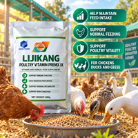 Complément alimentaire vitaminé et à base de plantes pour poulets, canards et oies, pour soutenir l'immunité, la consommation alimentaire et la condition physique
