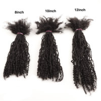 Estensioni Dreadlock Interlock di Fornitori Affidabili, Estensioni Loc in Capelli Umani con Punte Ricce, Interlock Locs Fatti a Mano con Punte Ricce