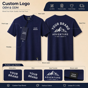 เสื้อยืดโลโก้สั่งทำ OEM ODM พรีเมียม 190 GSM ผ้าผสมไลโอเซลล์และคอตตอน ระบายอากาศได้ดี เสื้อยืดเรียบๆ แบบยูนิเซ็กส์ ไซส์ใหญ่พิเศษ S-4XL ขายส่ง - Product Image 2