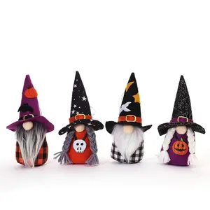Хэллоуин товар креативная Милая заостренная шляпа Гоблин кукла Ведьма Кукла Хэллоуин атмосфера украшения реквизит.