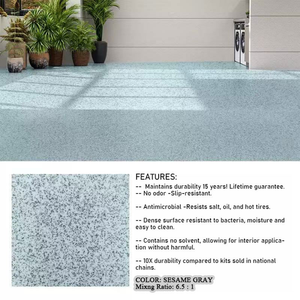 <span class=keywords><strong>Peinture</strong></span> de sol en résine époxy colorée, non toxique, résistante aux rayures, antidérapante, autonivelante, pour revêtement de sol en ciment, pour <span class=keywords><strong>chambre</strong></span> à coucher, cuisine - Product Image 2