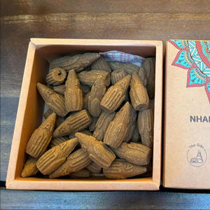 Herbal Cone <b>Incense</b> Natural Handmade <b>Backflow</b> <b>Incense</b> Cones Eco-Friendly Organic Long Burning Aromatherapy Fragrance All-Season - Product Image 1