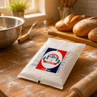 Sacs personnalisés transparents thermoscellables avec design de marque pour poudres alimentaires, farine, sacs en Mylar