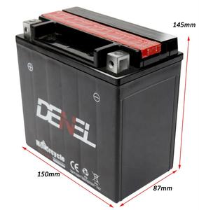 Batterie de moto DENEL <span class=keywords><strong>12V</strong></span> sèche, sans entretien, avec pack d'acide (AGM) <span class=keywords><strong>YTX14</strong></span>-<span class=keywords><strong>BS</strong></span> - Product Image 6